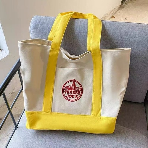 Trader joe large canvas - trader, bag